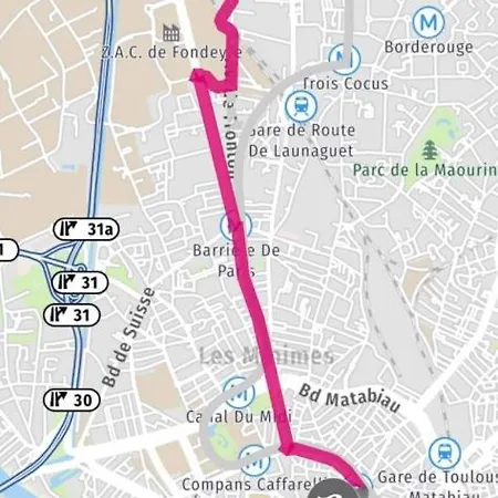 • Superbe 2 A 4 Personnes De 33m² En Rez-de-chaussee • Apartment Toulouse